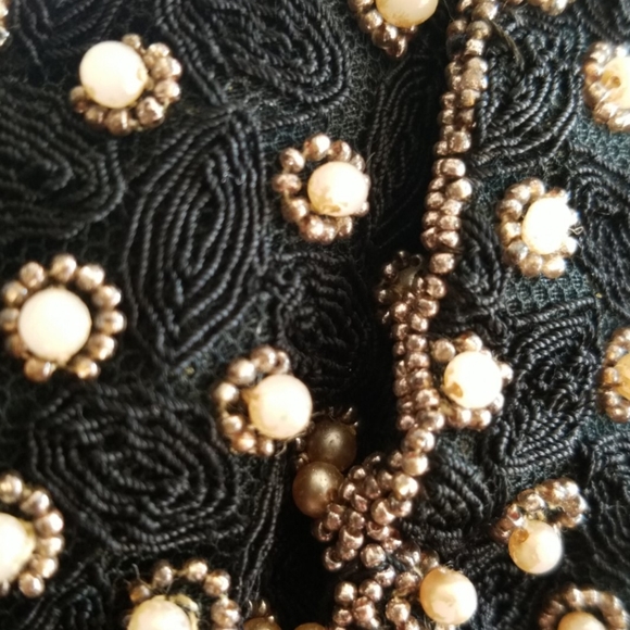 Vintage beaded handbag - Picture 4 of 12